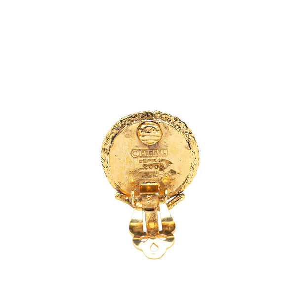 シャネル フェイクパール イヤリング ゴールド メッキ レディース CHANEL 【中古】