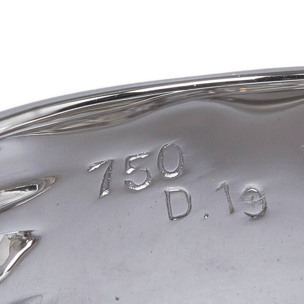 750 ダイヤ0.19ct リング 指輪 レディース 8号 【中古】