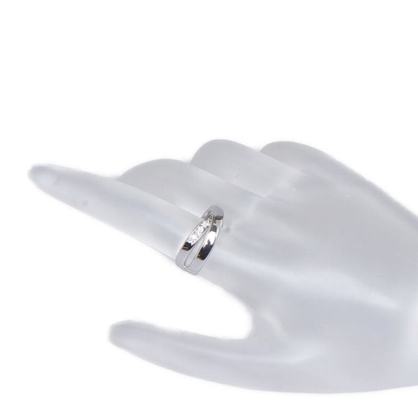750 ダイヤ0.19ct リング 指輪 レディース 8号 【中古】