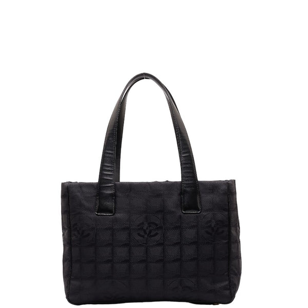 シャネル ニュートラベルラインPM トートバッグ ハンドバッグ ブラック ナイロン レザー レディース CHANEL 【中古】