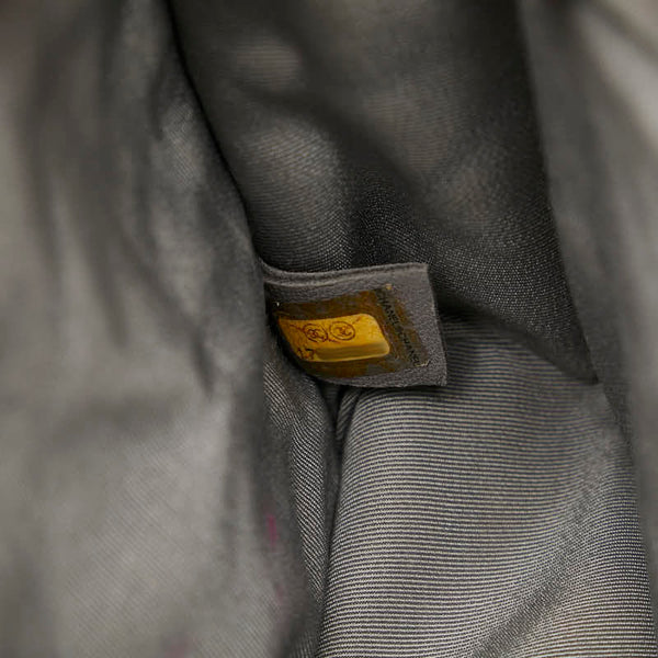 シャネル フレンチリビエラ マトラッセ チェーン ショルダーバッグ レッド キャビアスキン レディース CHANEL 【中古】