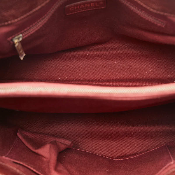 シャネル マトラッセ ココマーク ゴールド金具 ハンドバッグ ショルダーバッグ 2WAY ボルドー ワインレッド キャビアスキン レディース CHANEL 【中古】