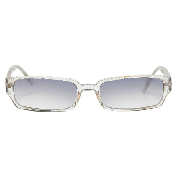 シャネル マトラッセ ココマーク サングラス クリア プラスチック レディース CHANEL 【中古】