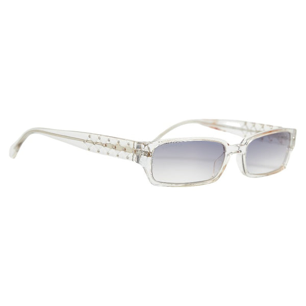 シャネル マトラッセ ココマーク サングラス クリア プラスチック レディース CHANEL 【中古】