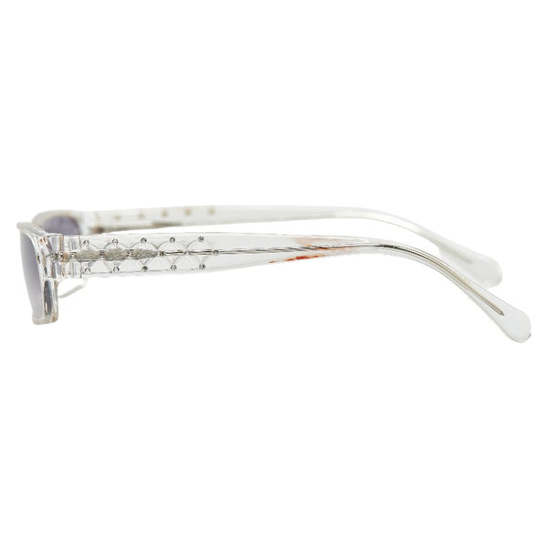 シャネル マトラッセ ココマーク サングラス クリア プラスチック レディース CHANEL 【中古】