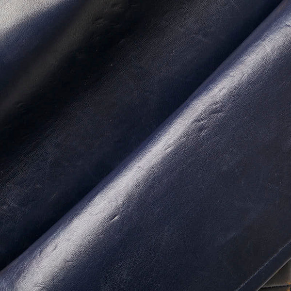 シャネル マトラッセ Wフラップ チェーンショルダーバッグ ネイビー ラムスキン レディース CHANEL 【中古】