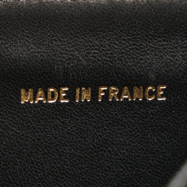 シャネル ビコローレ ココマーク 二つ折り財布 ブラック レザー レディース CHANEL 【中古】