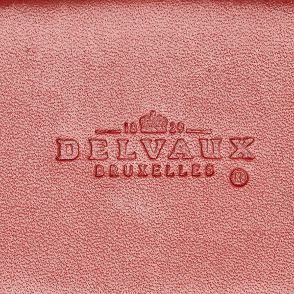 Delvaux デルヴォー バスケットバッグ ハンドバッグ ブラック レッド レザー レディース 【中古】