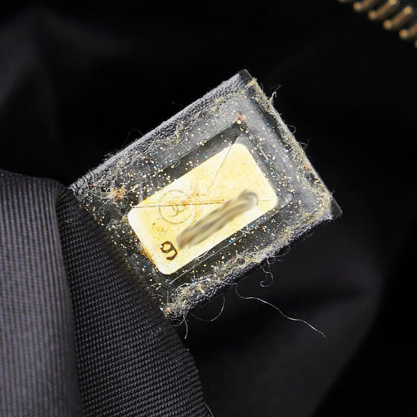 シャネル ニュートラベルライン ビジネスバッグ ハンドバッグ ブラック ナイロン レザー レディース CHANEL 【中古】