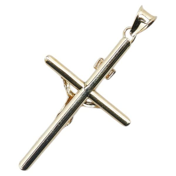 K10YG イエローゴールド クロス 十字架 キリスト モチーフ ペンダントトップ レディース 【中古】