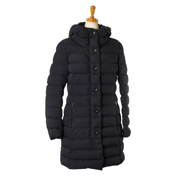 CAPE HORN ダウンコート ダウンジャケット サイズ:44 ブラック ナイロン ポリウレタン ダウン90%/フェザー10% レディース 【中古】