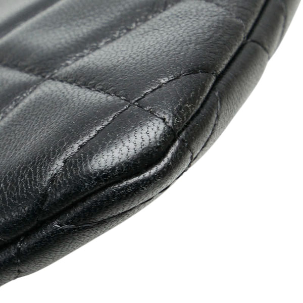 シャネル マトラッセ ココマーク クラッチバッグ セカンドバッグ ブラック キャビアスキン レディース CHANEL 【中古】