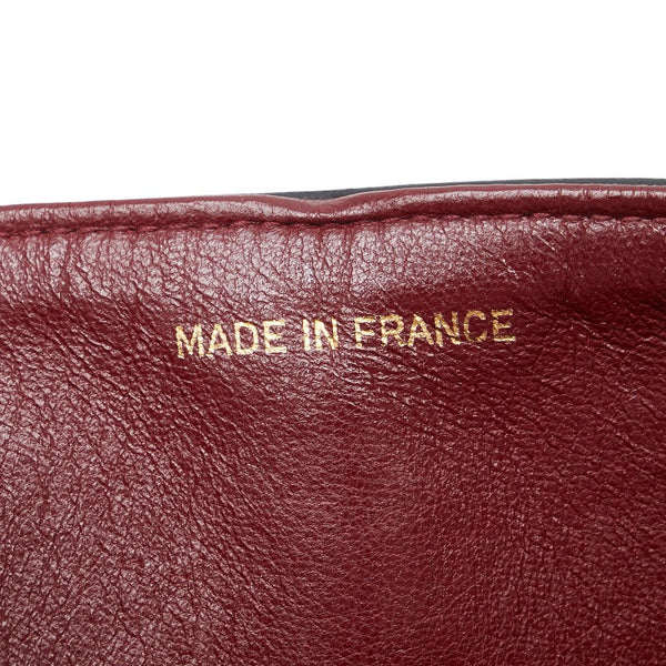 シャネル マトラッセ ココマーク Wフラップ チェーン ショルダーバッグ ハンドバッグ ブラック ゴールド ラムスキン レディース CHANEL 【中古】