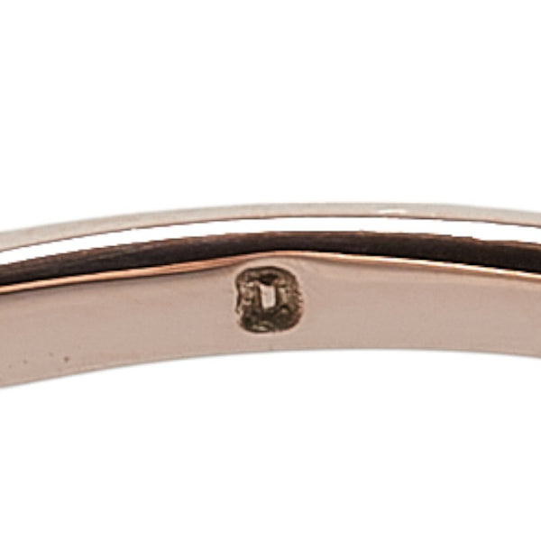 K10PG ピンクゴールド ダイヤ リング 指輪 レディース 7号 【中古】