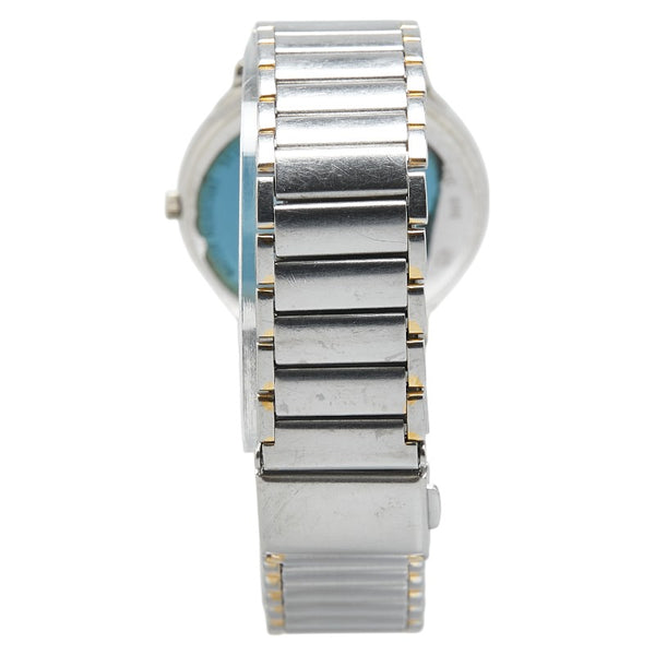 CRESTA 腕時計 クオーツ シルバー文字盤 K18 ゴールド レディース 【中古】