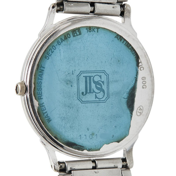 CRESTA 腕時計 クオーツ シルバー文字盤 K18 ゴールド レディース 【中古】