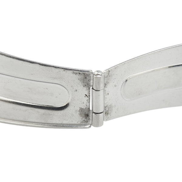 CRESTA 腕時計 クオーツ シルバー文字盤 K18 ゴールド レディース 【中古】