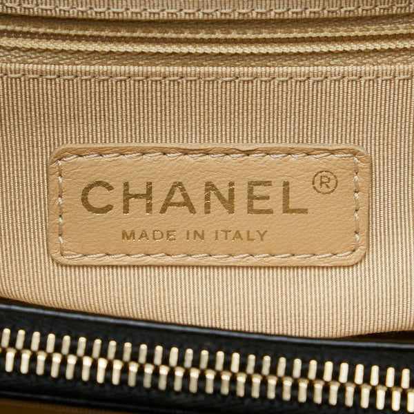 シャネル マトラッセ ココマーク インザミックス ハンドバッグ ショルダーバッグ 2WAY A67031 ベージュ ブラック ラムスキン レディース CHANEL 【中古】