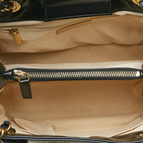 シャネル マトラッセ ココマーク インザミックス ハンドバッグ ショルダーバッグ 2WAY A67031 ベージュ ブラック ラムスキン レディース CHANEL 【中古】