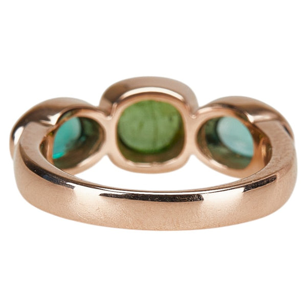 K10PG ピンクゴールド トルマリン エジェリ EGERIE Paris リング 指輪 レディース 8号 【中古】