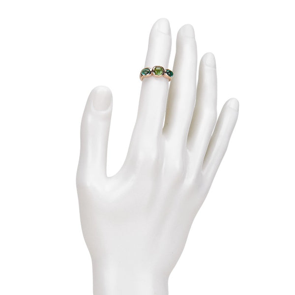 K10PG ピンクゴールド トルマリン エジェリ EGERIE Paris リング 指輪 レディース 8号 【中古】