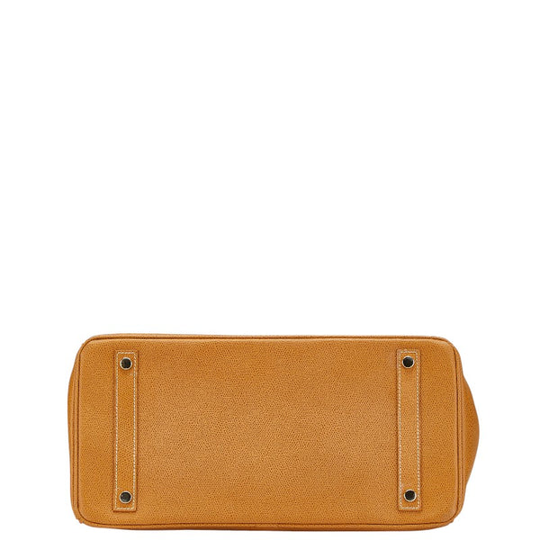 GIANFRANCO TOSCANI ジャンフランコ トスカーニ ハンドバッグ キャメル ブラウン レザー レディース 【中古】