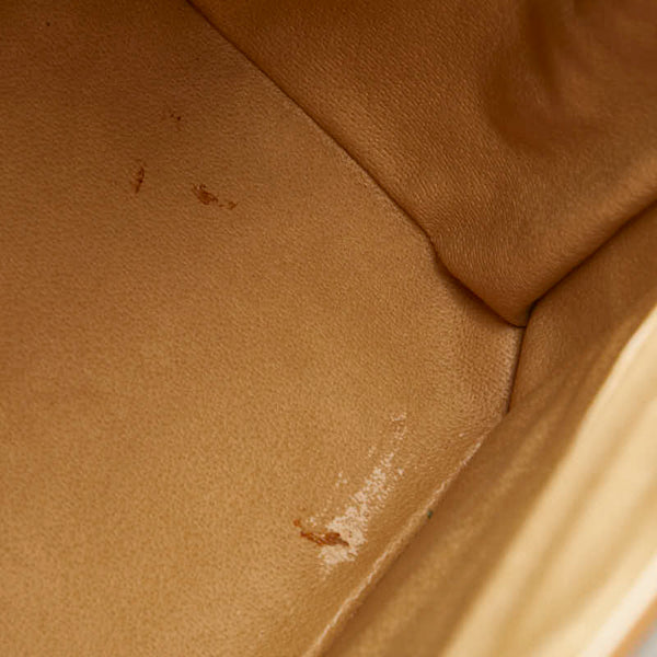 GIANFRANCO TOSCANI ジャンフランコ トスカーニ ハンドバッグ キャメル ブラウン レザー レディース 【中古】