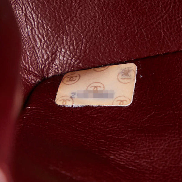 シャネル マトラッセ ココマーク Wフラップ チェーン ショルダーバッグ ハンドバッグ ブラック ラムスキン レディース CHANEL 【中古】