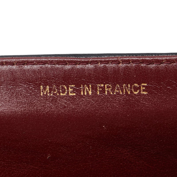 シャネル マトラッセ ココマーク Wフラップ チェーン ショルダーバッグ ハンドバッグ ブラック ゴールド ラムスキン レディース CHANEL 【中古】