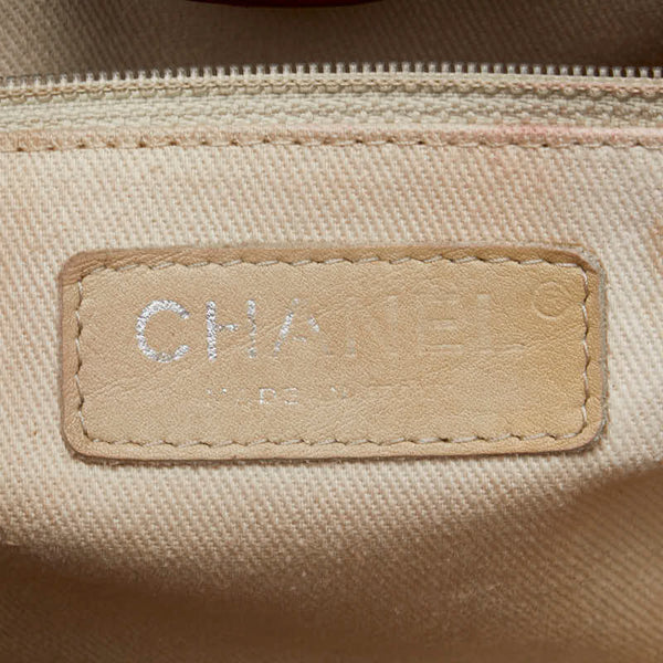 シャネル ハンプトンズ ウルトラステッチ ココマーク チェーン ショルダーバッグ A66134 レッド カーフ レディース CHANEL 【中古】