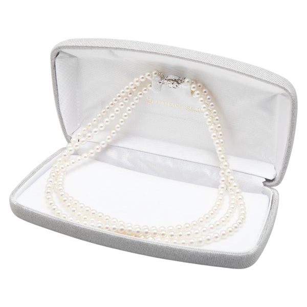 3連パール ネックレス SV925 シルバー レディース 【中古】