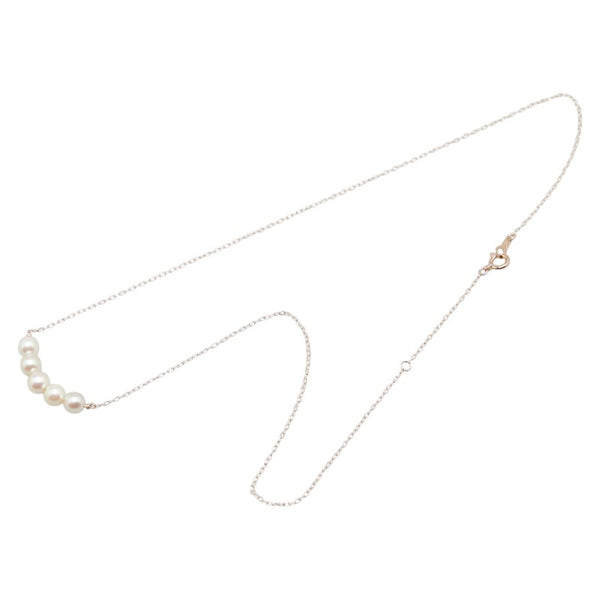 K10PG ピンクゴールド アコヤパール5~5.5mm ペンダントネックレス レディース 【中古】