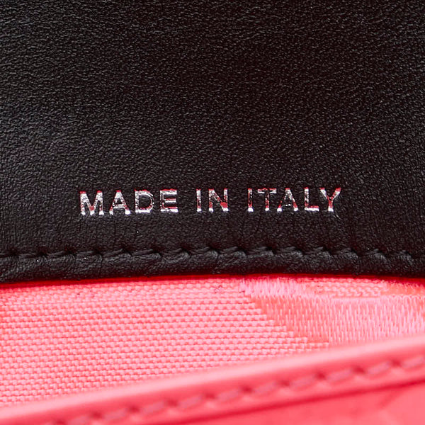 シャネル マトラッセ カンボンライン 長財布 ブラック ラムスキン エナメル レディース CHANEL 【中古】