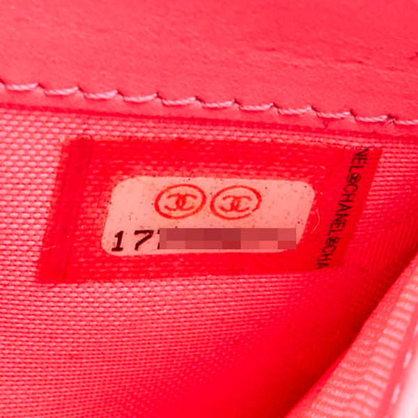 シャネル マトラッセ カンボンライン 長財布 ブラック ラムスキン エナメル レディース CHANEL 【中古】