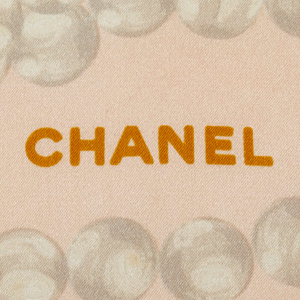 シャネル フラワー 花柄 スカーフ ピンク マルチカラー レディース CHANEL 【中古】