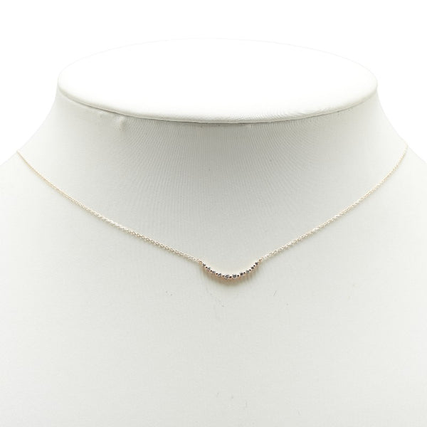 K10YG イエローゴールド ダイヤ ネックレス レディース 【中古】