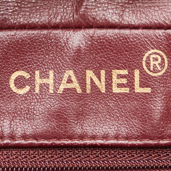 シャネル マトラッセ ココマーク ゴールド金具 ハンドバッグ ブラック ラムスキン レディース CHANEL 【中古】