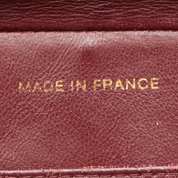 シャネル マトラッセ ココマーク ゴールド金具 ハンドバッグ ブラック ラムスキン レディース CHANEL 【中古】