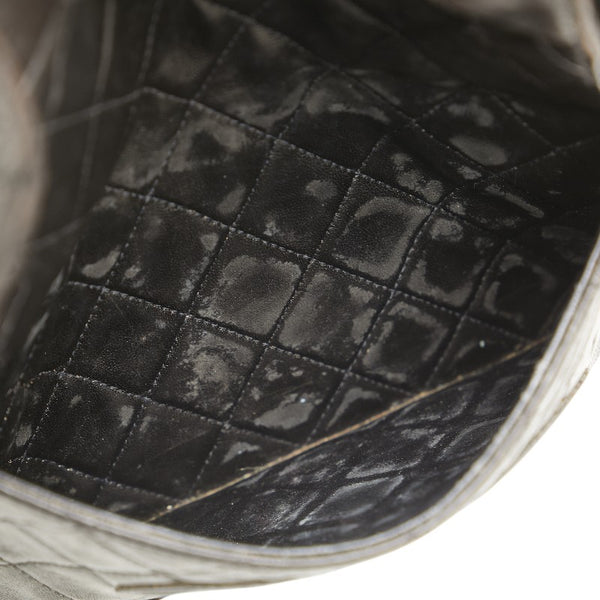 シャネル マトラッセ ココマーク ゴールド金具 ハンドバッグ ブラック ラムスキン レディース CHANEL 【中古】