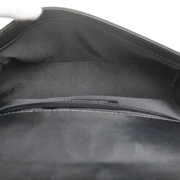 シャネル ボーイシャネル25 チェーン ショルダーバッグ ブラック レザー レディース CHANEL 【中古】