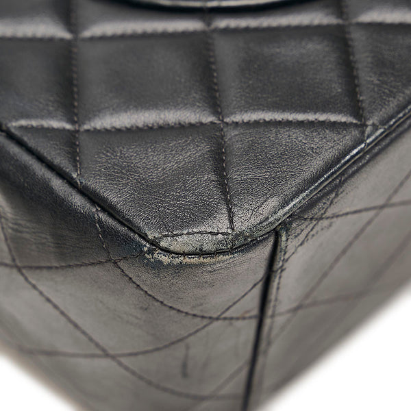 シャネル マトラッセ 34 斜め掛け チェーン ショルダーバッグ トートバッグ ブラック ゴールド ラムスキン レディース CHANEL 【中古】