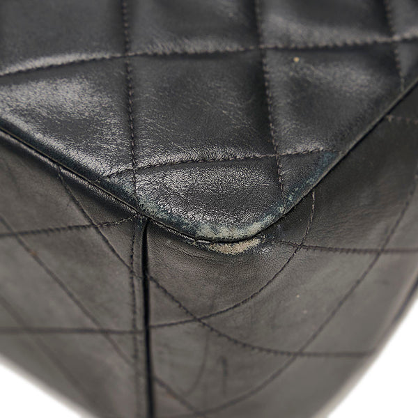 シャネル マトラッセ 34 斜め掛け チェーン ショルダーバッグ トートバッグ ブラック ゴールド ラムスキン レディース CHANEL 【中古】