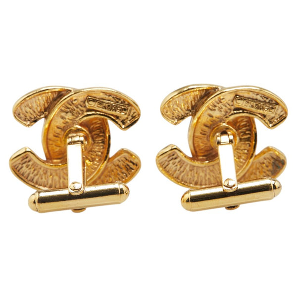 シャネル マトラッセ ココマーク カフス ゴールド メッキ メンズ CHANEL 【中古】
