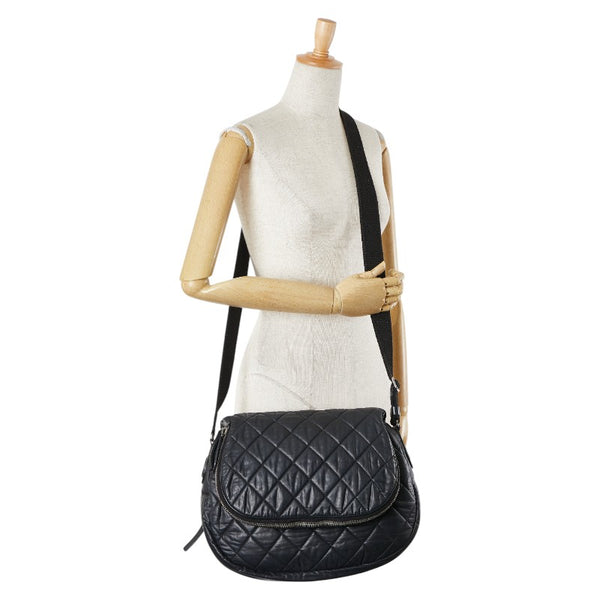 シャネル マトラッセ コココクーン メッセンジャーバッグ ショルダーバッグ ブラック レザー レディース CHANEL 【中古】