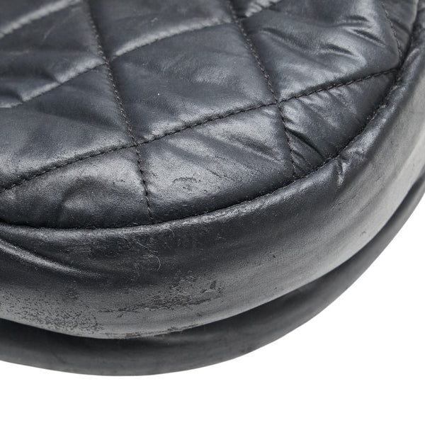 シャネル マトラッセ コココクーン メッセンジャーバッグ ショルダーバッグ ブラック レザー レディース CHANEL 【中古】