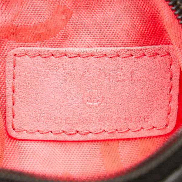 シャネル マトラッセ カンボンライン シガレットケース 小物入れ ブラック レザー レディース CHANEL 【中古】