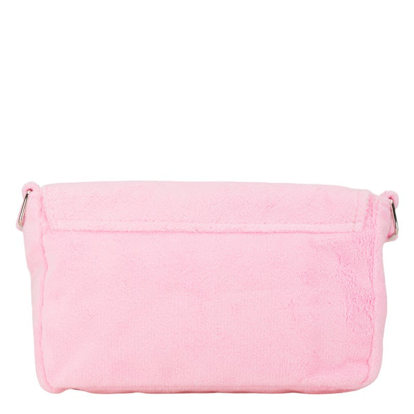 シャネル ノベルティ ココマーク 斜め掛け ショルダーバッグ ピンク ホワイト パイル レディース CHANEL 【中古】