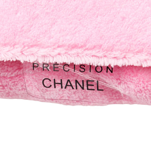 シャネル ノベルティ ココマーク 斜め掛け ショルダーバッグ ピンク ホワイト パイル レディース CHANEL 【中古】