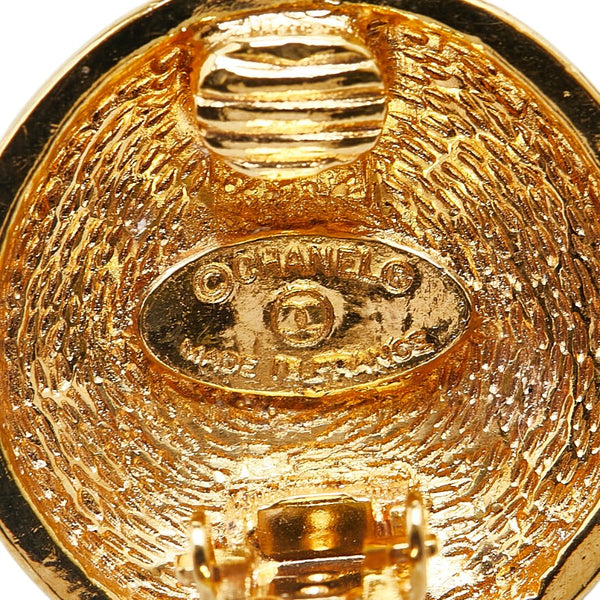 シャネル マトラッセ ココマーク イヤリング ゴールド メッキ レディース CHANEL 【中古】