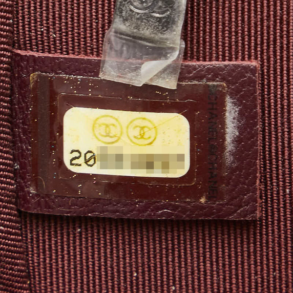 シャネル ボーイシャネル ココマーク チェーン ショルダーバッグ カメラバッグ ホワイト ラムスキン レディース CHANEL 【中古】